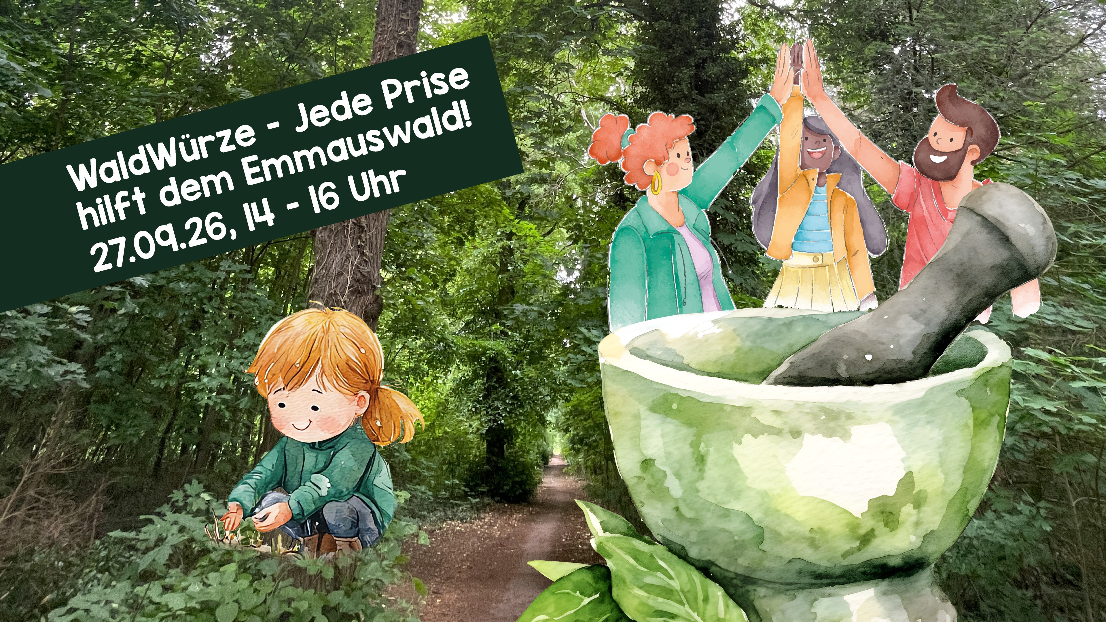 WaldWürze - Jede Prise hilft dem Emmauswald!
