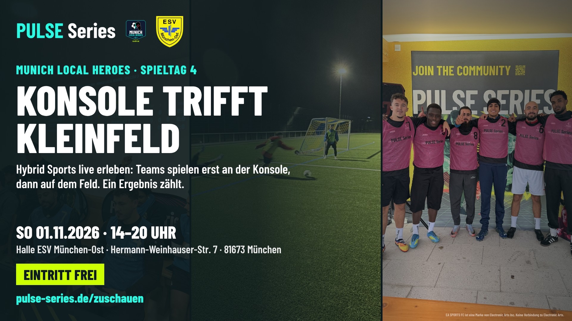 PULSE Series Spieltag 4: Konsole trifft Kleinfeld