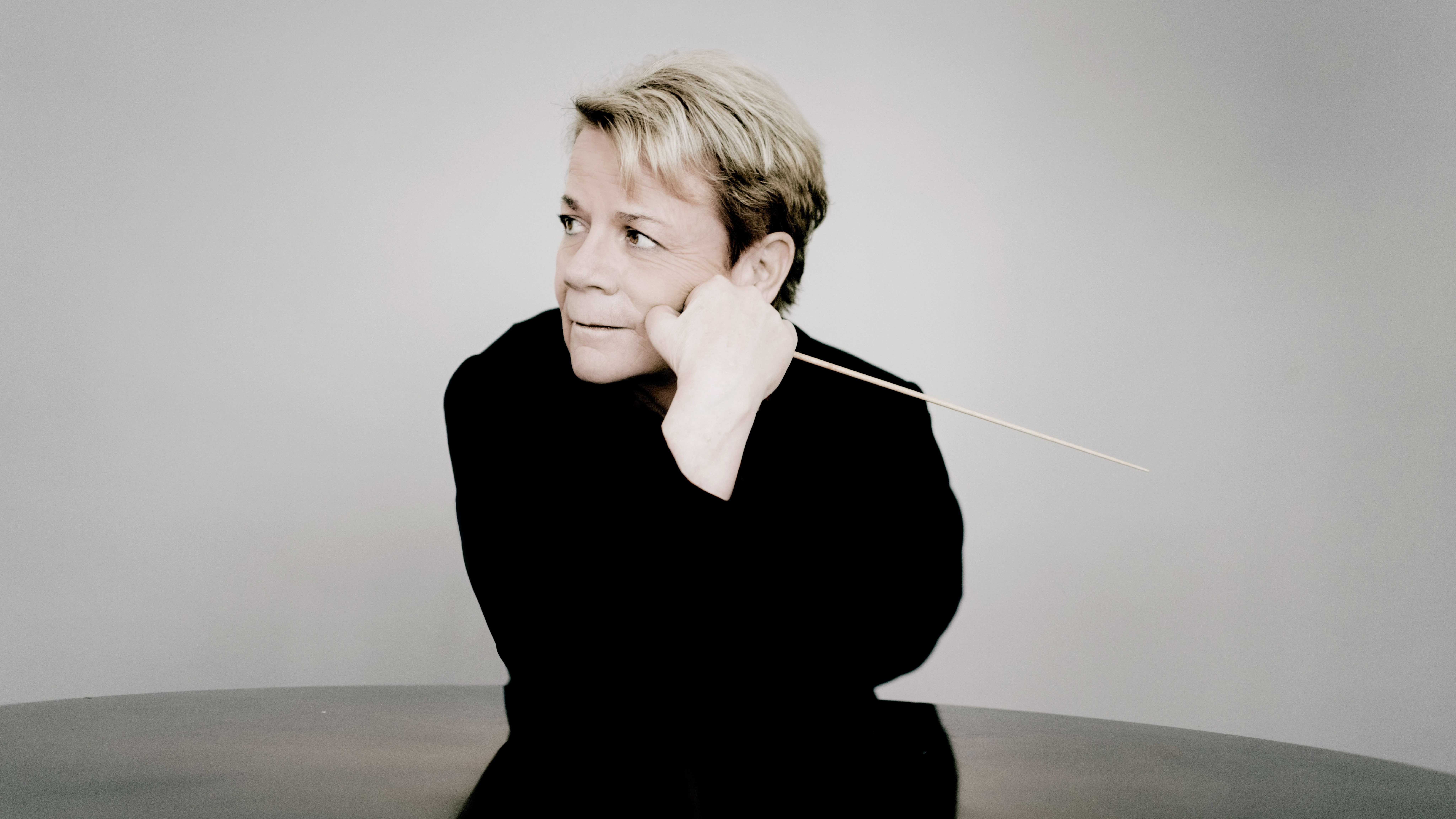 Moderierte Probe mit Marin Alsop und Johan Dalene