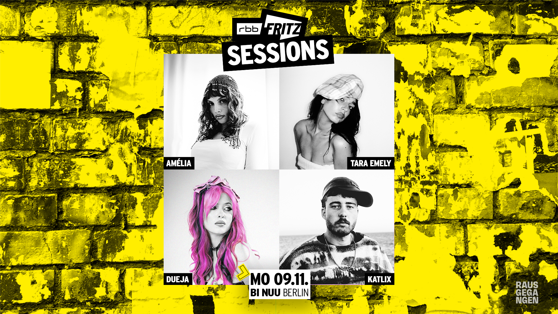FritzSessions mit Amélia, Tara Emely, Dueja & Katlix