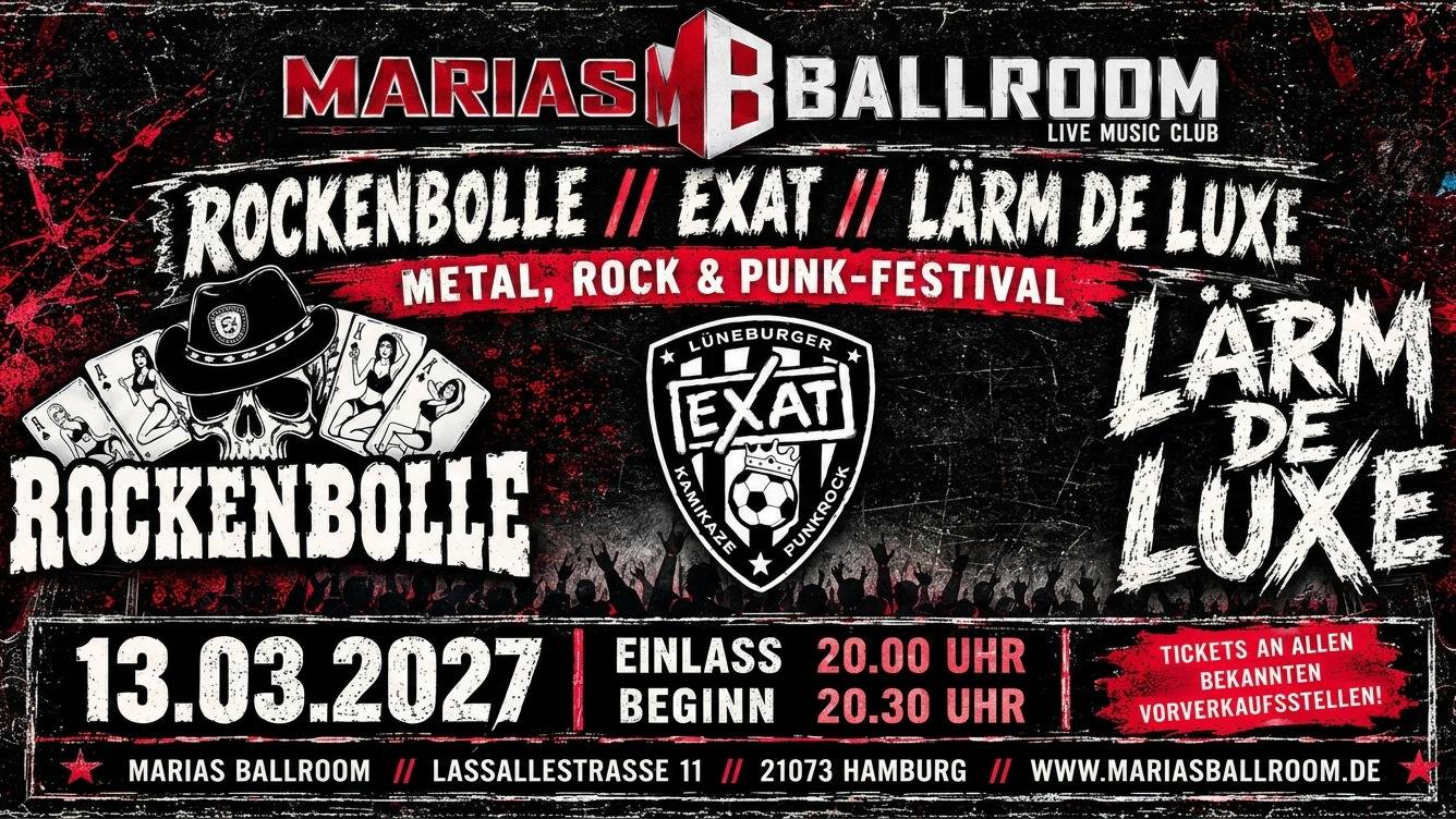 Rockenbolle Exat Lärm de Luxe Metal, Rock & Punk Festival