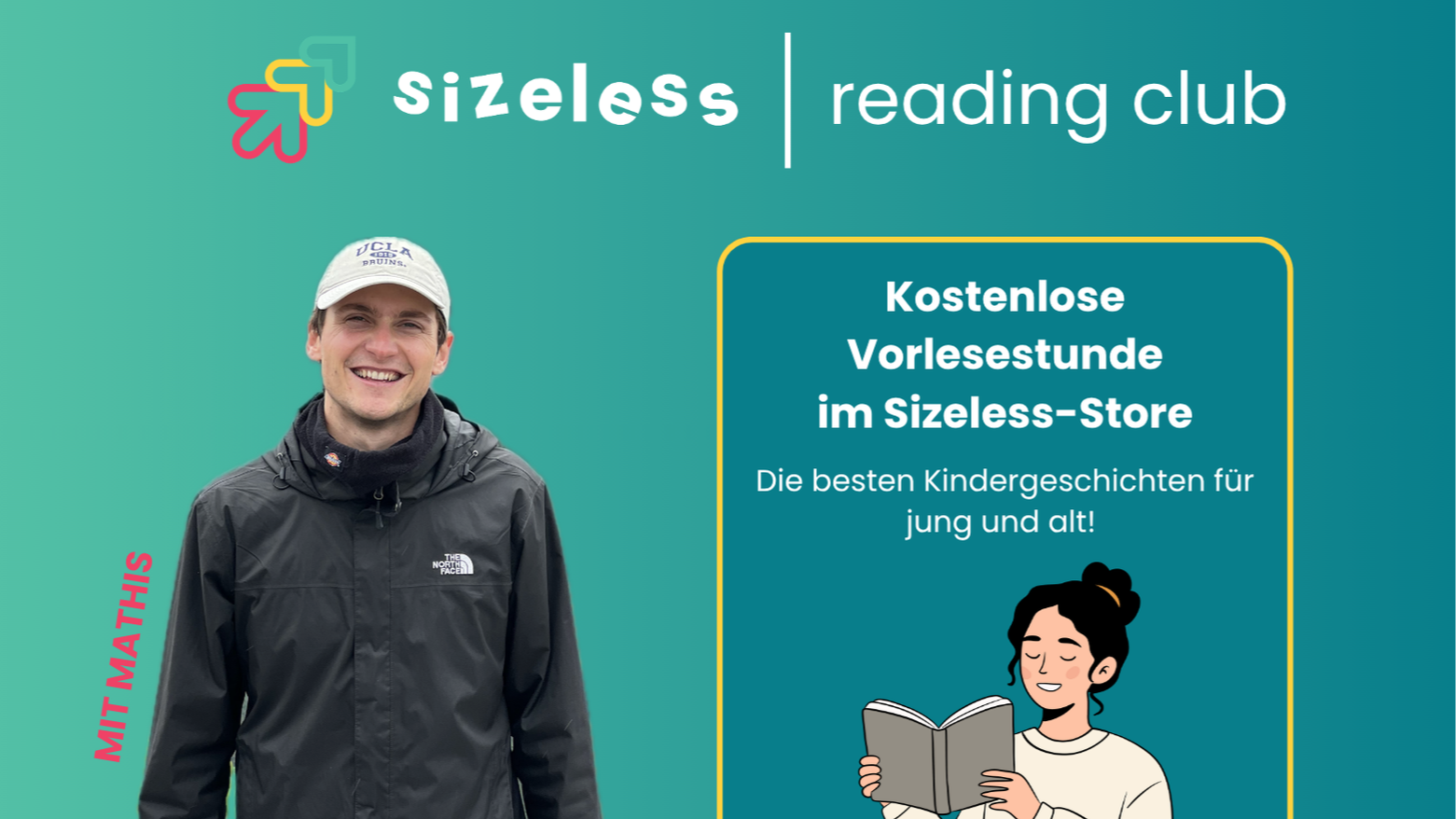 Sizeless Reading Club | Kostenlose Vorlesestunde für jung und alt!