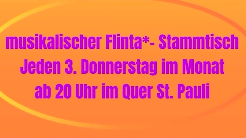 Musikalischer Flinta* Stammtisch