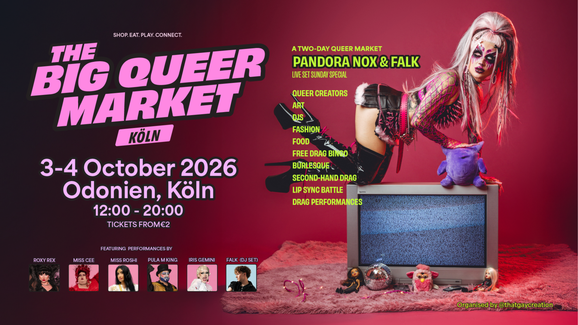 The Big Queer Market Cologne x Pandora Nox & Falk
