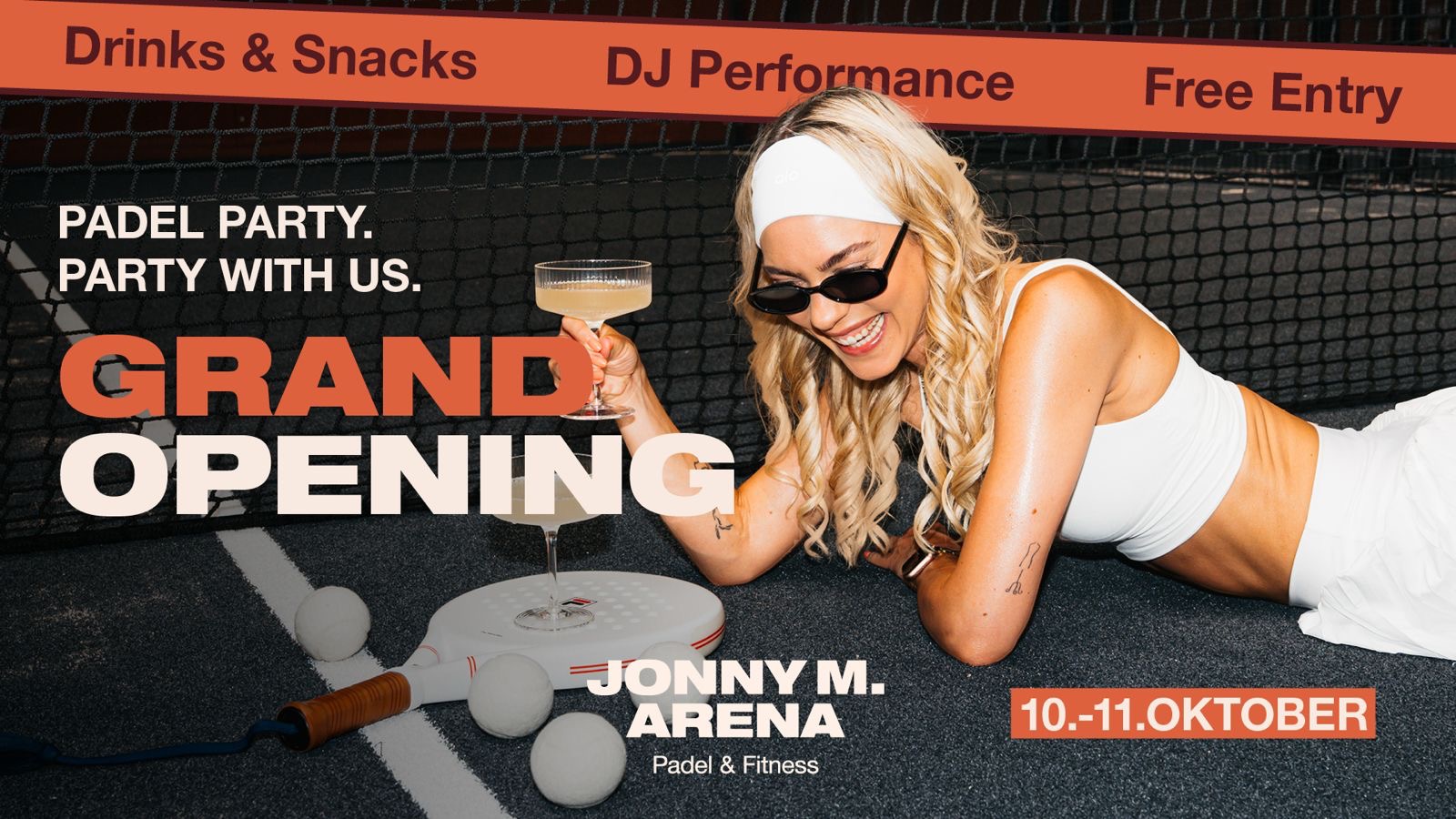 🎾🔥 GRAND OPENING UNSERER JONNY M. PADEL ARENA 🔥🎾