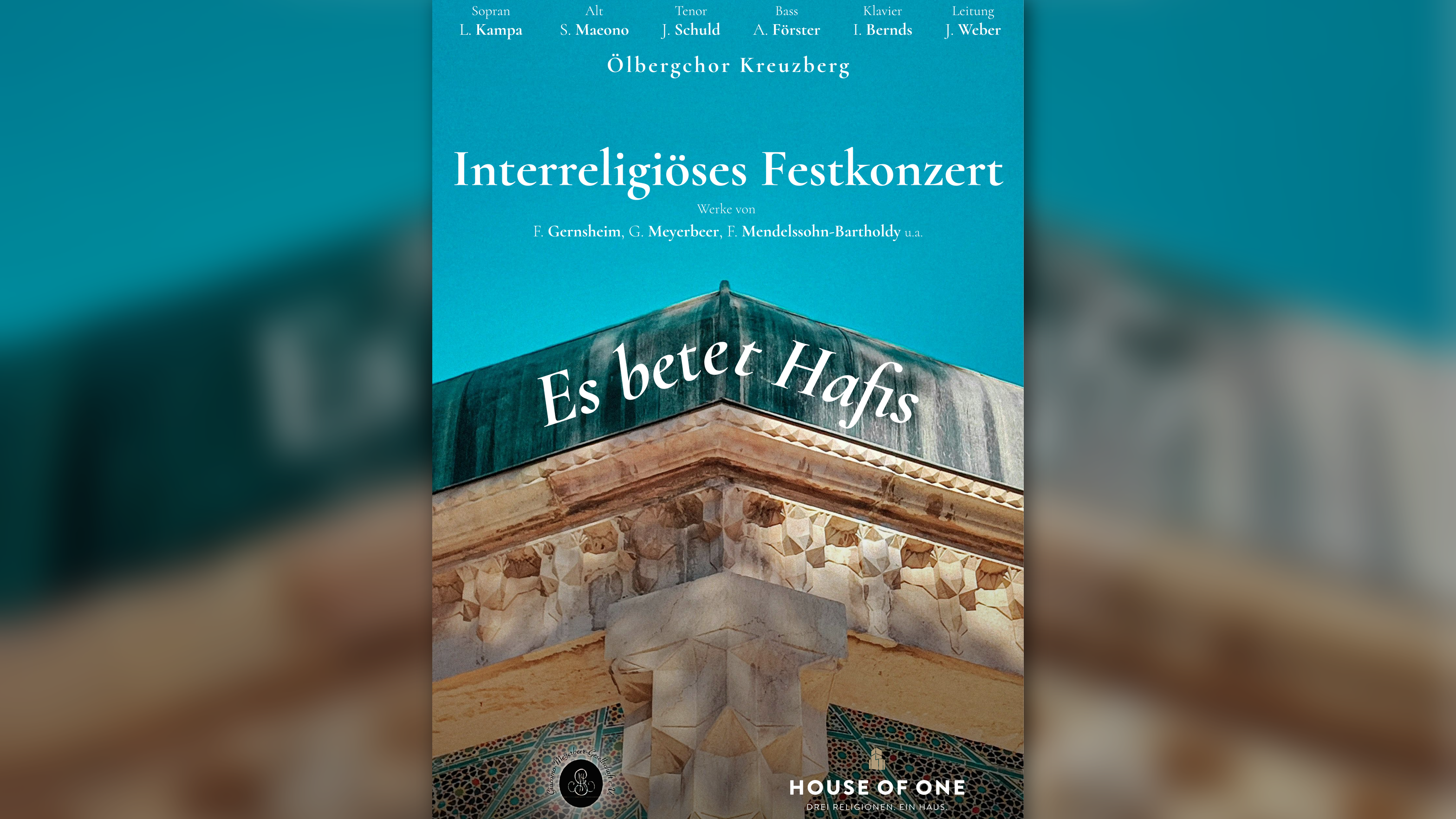 Es betet Hafis, Interreligiöses Festkonzert