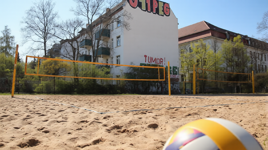 Beachvolleyball in Lindenau