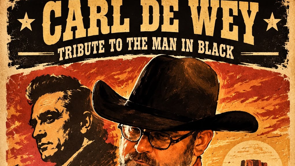 Carl de Wey @ Em Pöötzke- Johnny Cash Special