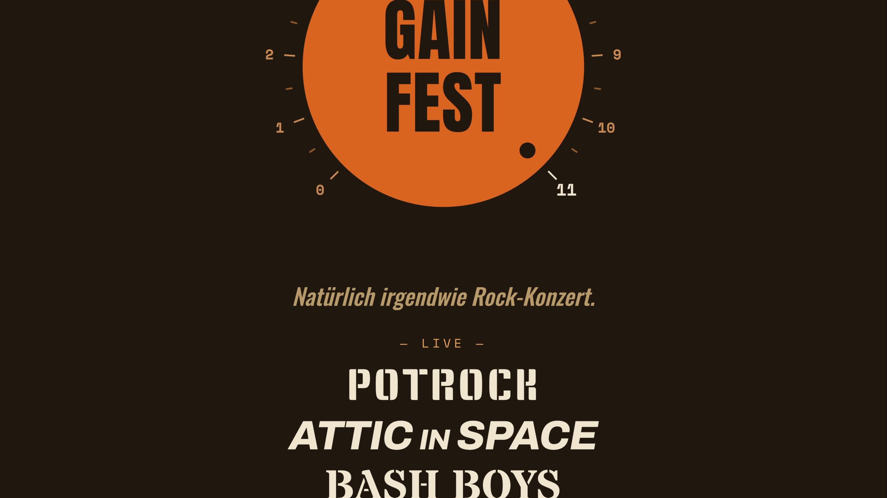 Gainfest 2026: Potrock/ Attic in Space/ Bash Boys