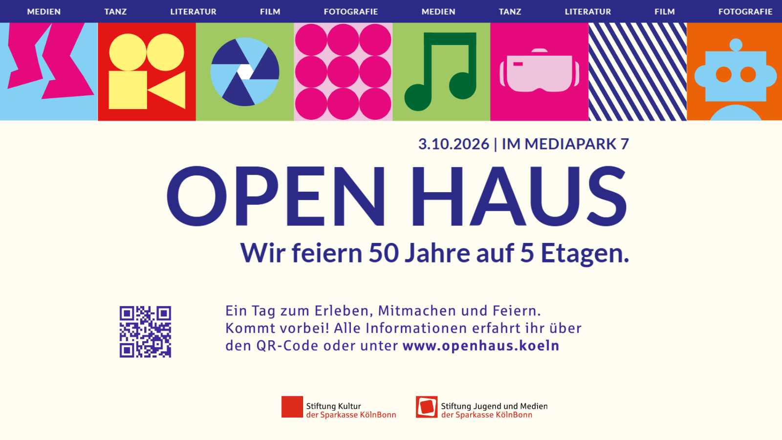 OPEN HAUS - 50 Jahre auf 5 Etagen