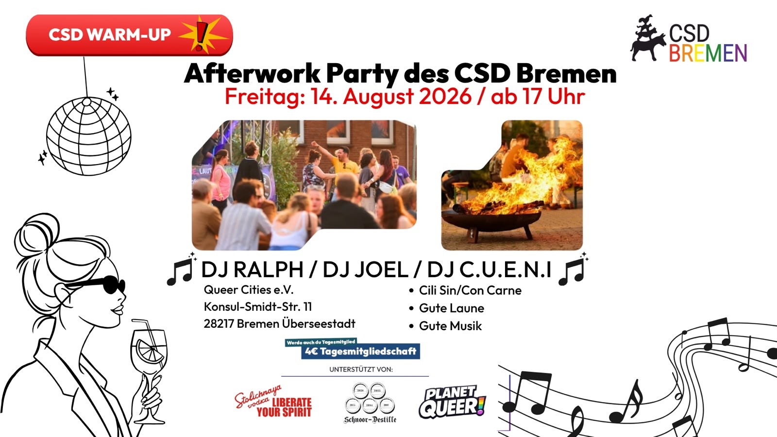 Afterwork Party - CSD Bremen Grounds