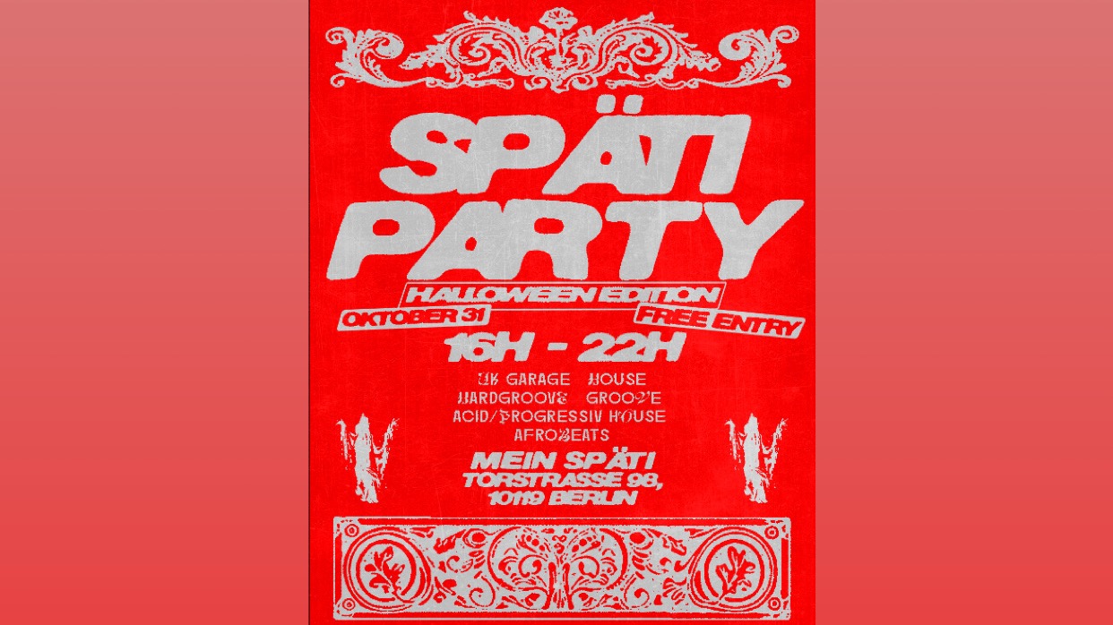 Flyer: Free Spätiparty Halloween-Edition 🎃👻