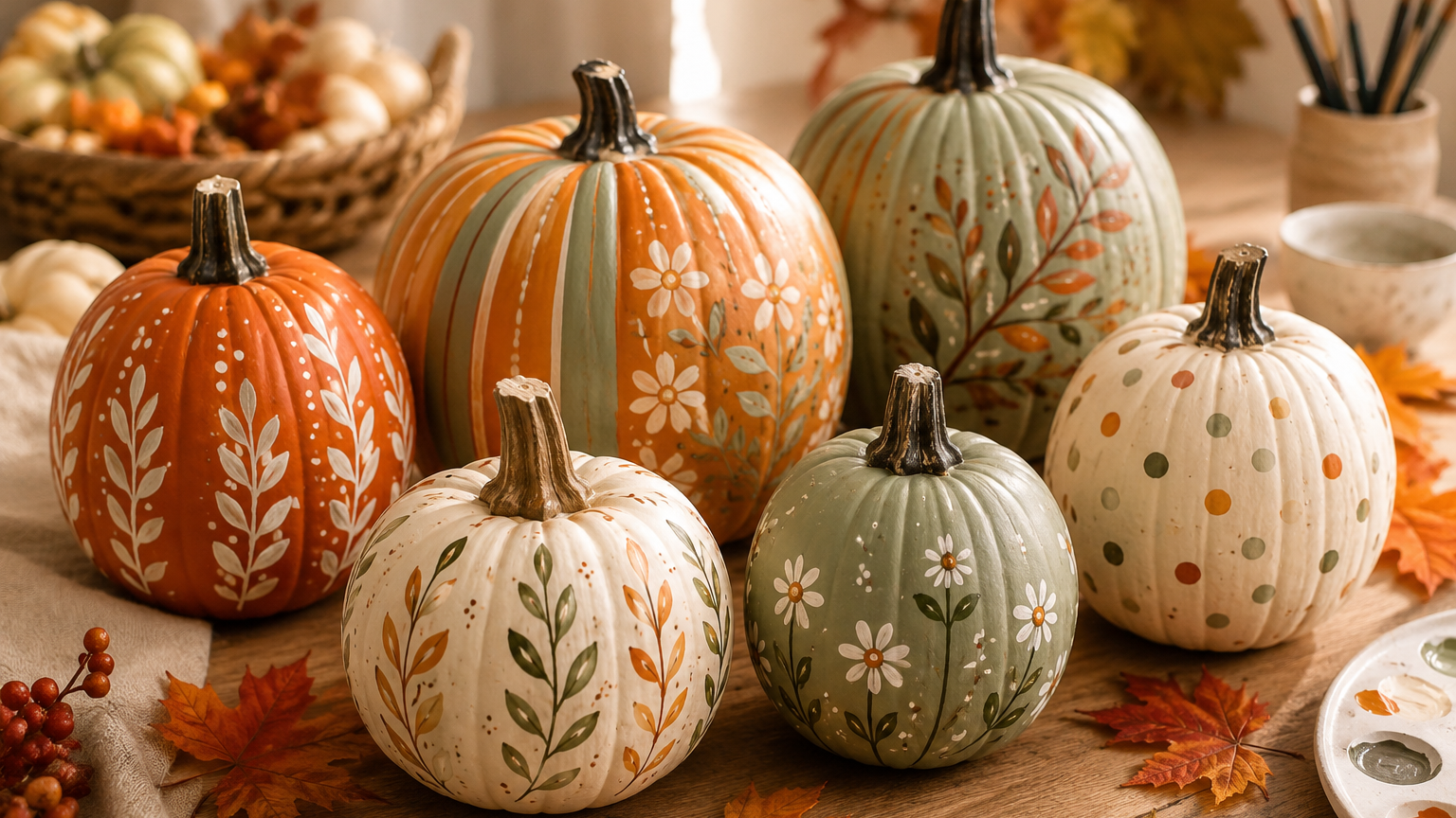 SEASONAL & VIBE – Paint your Pumpkin 🎃