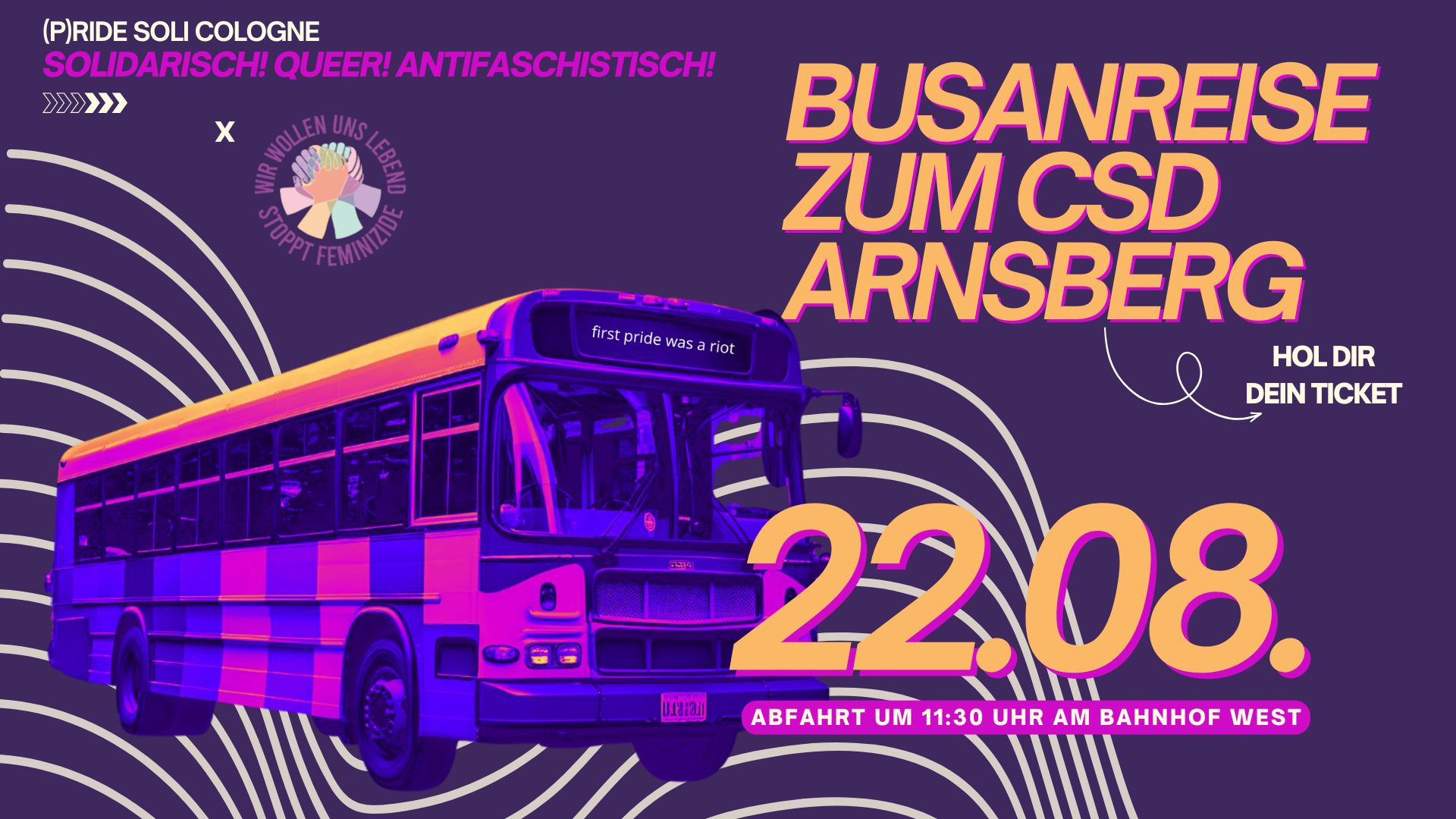 Support your local CSD! Bus trip to the 1st CSD Arnsberg
