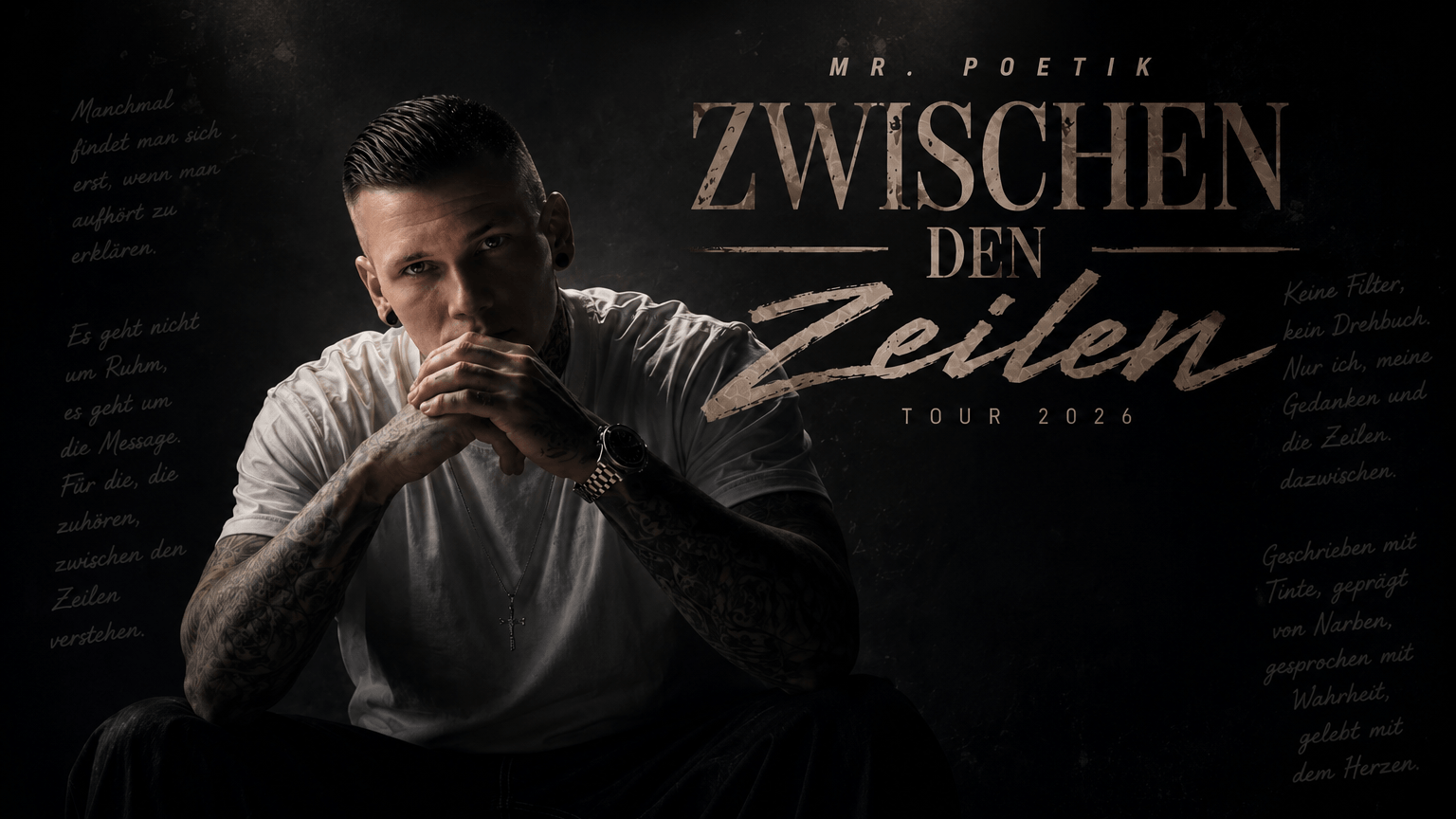 Mr. POETIK - Zwischen den Zeilen Tour 2026