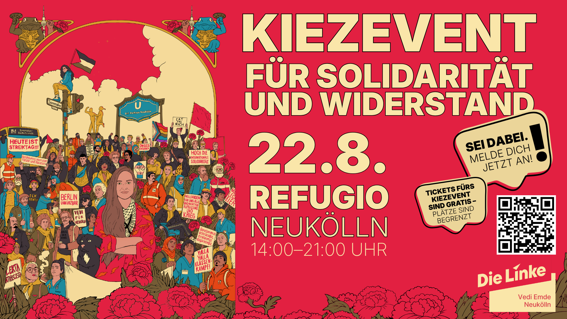 Neighborhood event for solidarity and resistance