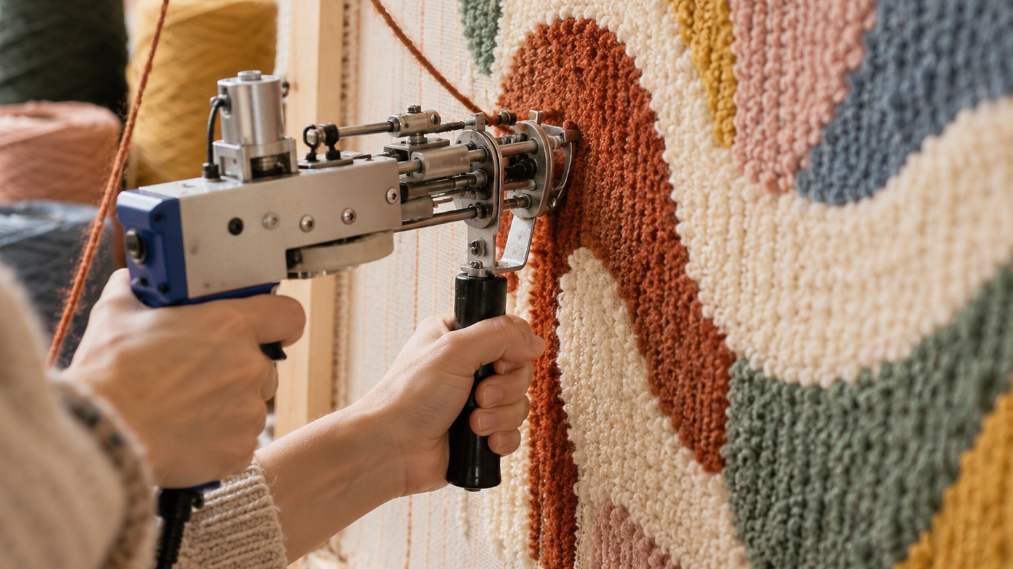 Tufting Workshop in der Hamburger Straße