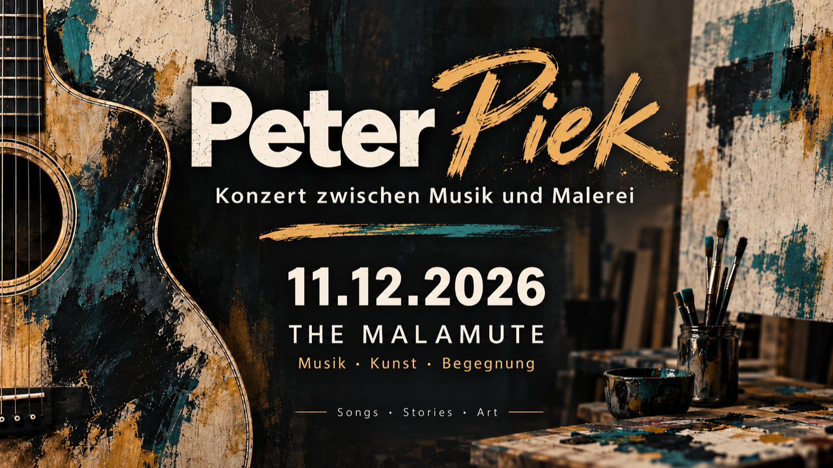Peter Piek – Konzert zwischen Musik und Malerei