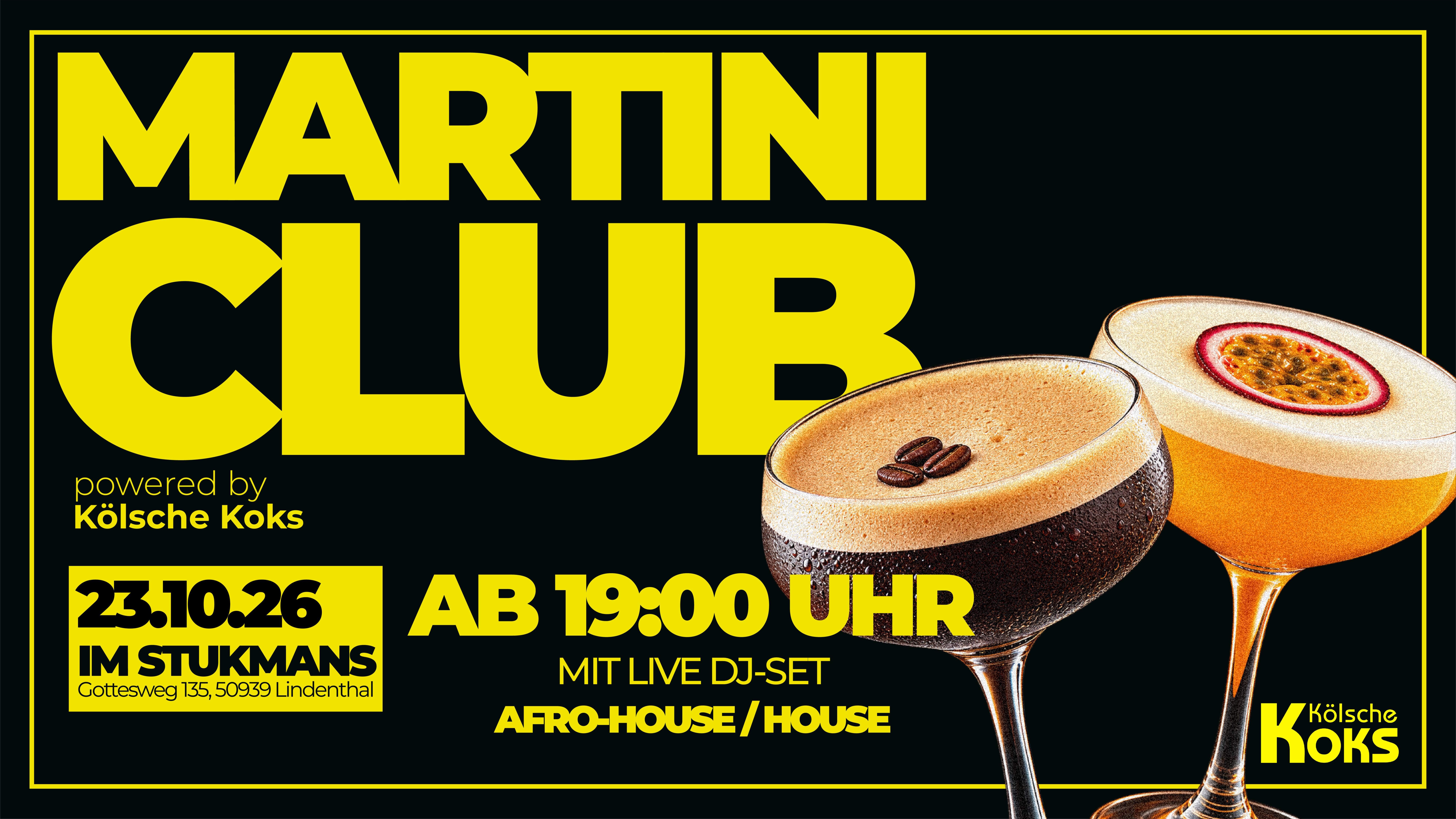 MARTINI CLUB by Kölsche Koks