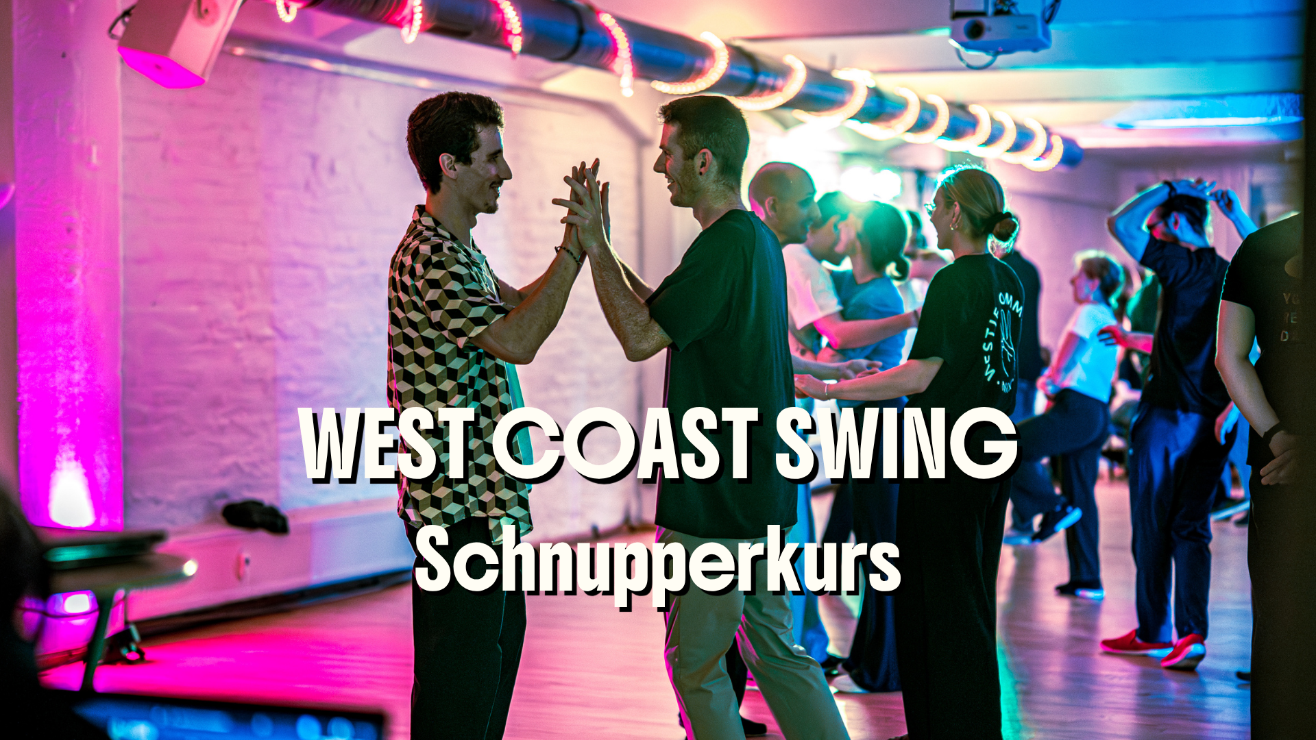 West Coast Swing in 2 Stunden – ohne Partner*in, freie Rollenwahl