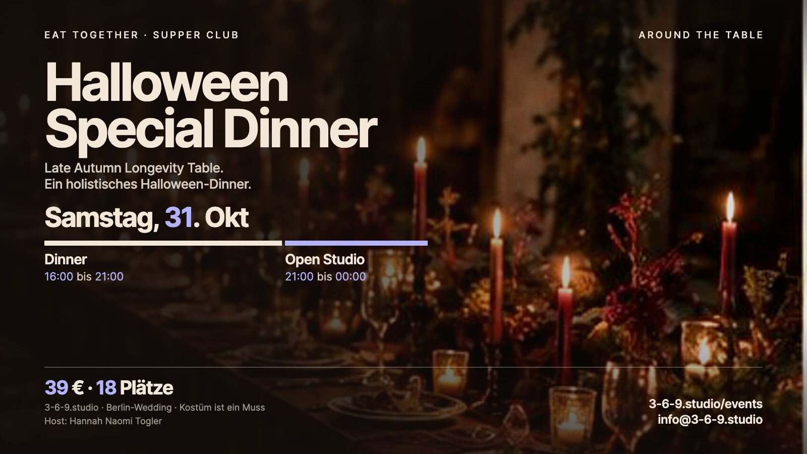 Halloween Special Dinner · Eat Together