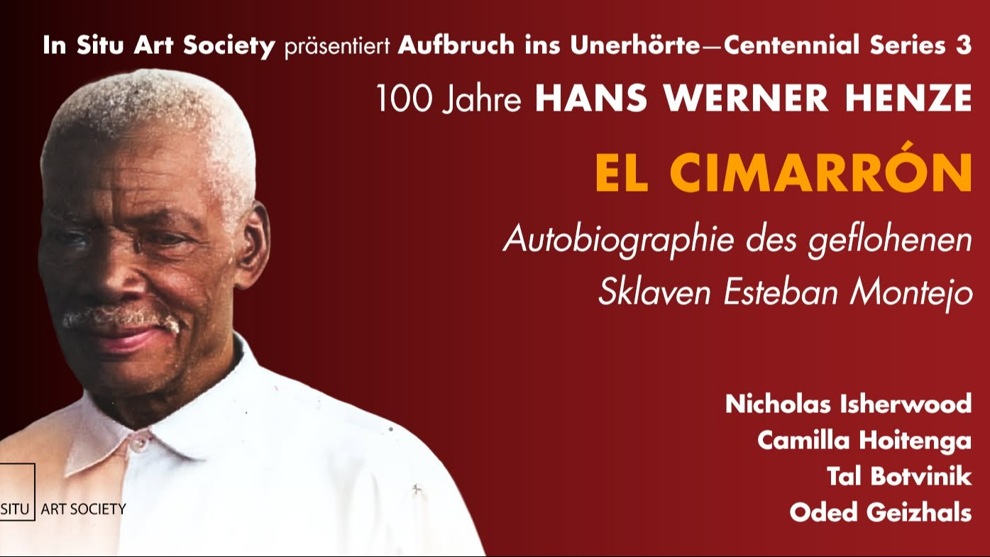 HANS WERNER HENZE. EL CIMARRÓN