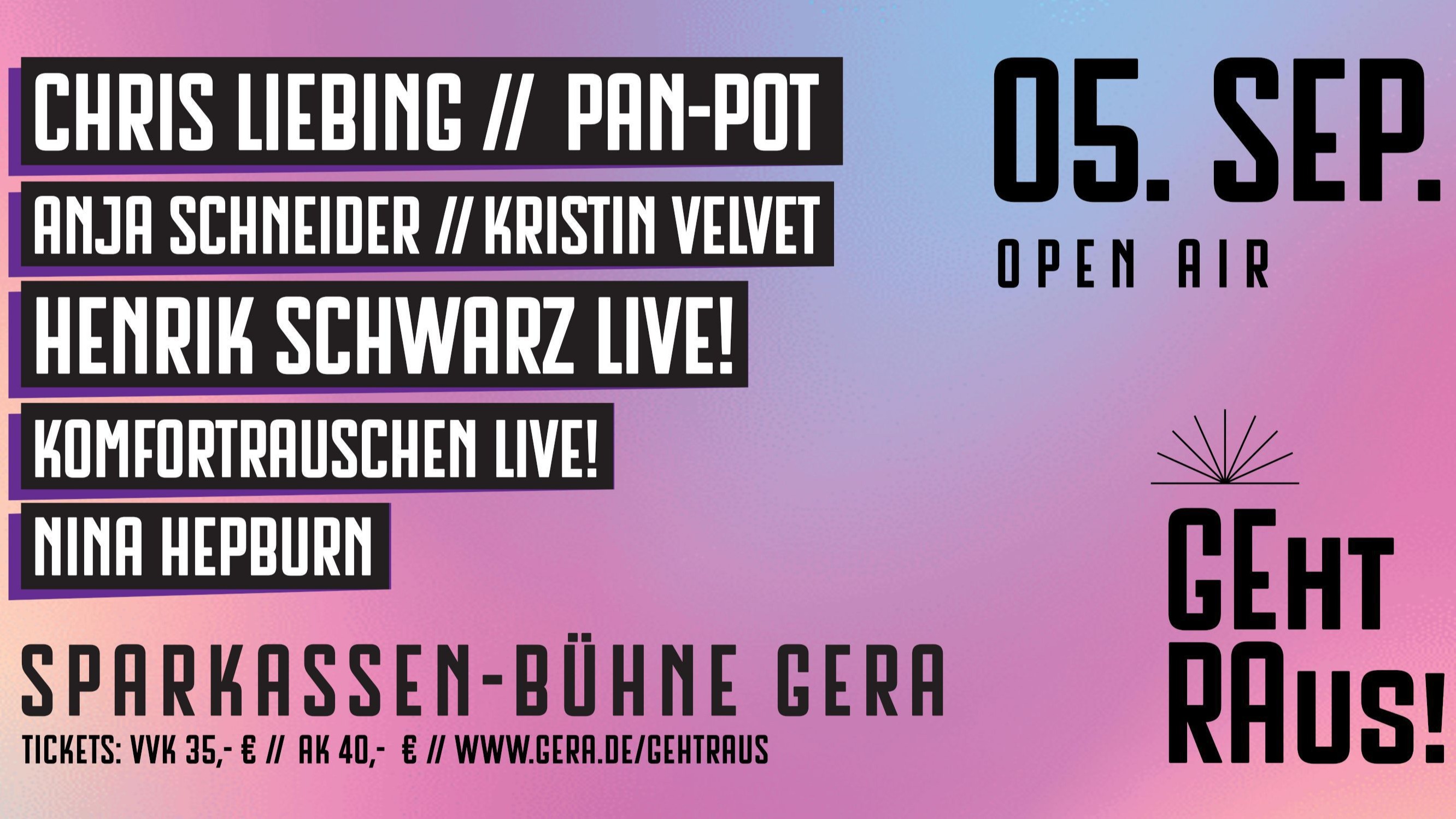 GEht RAus! Open Air