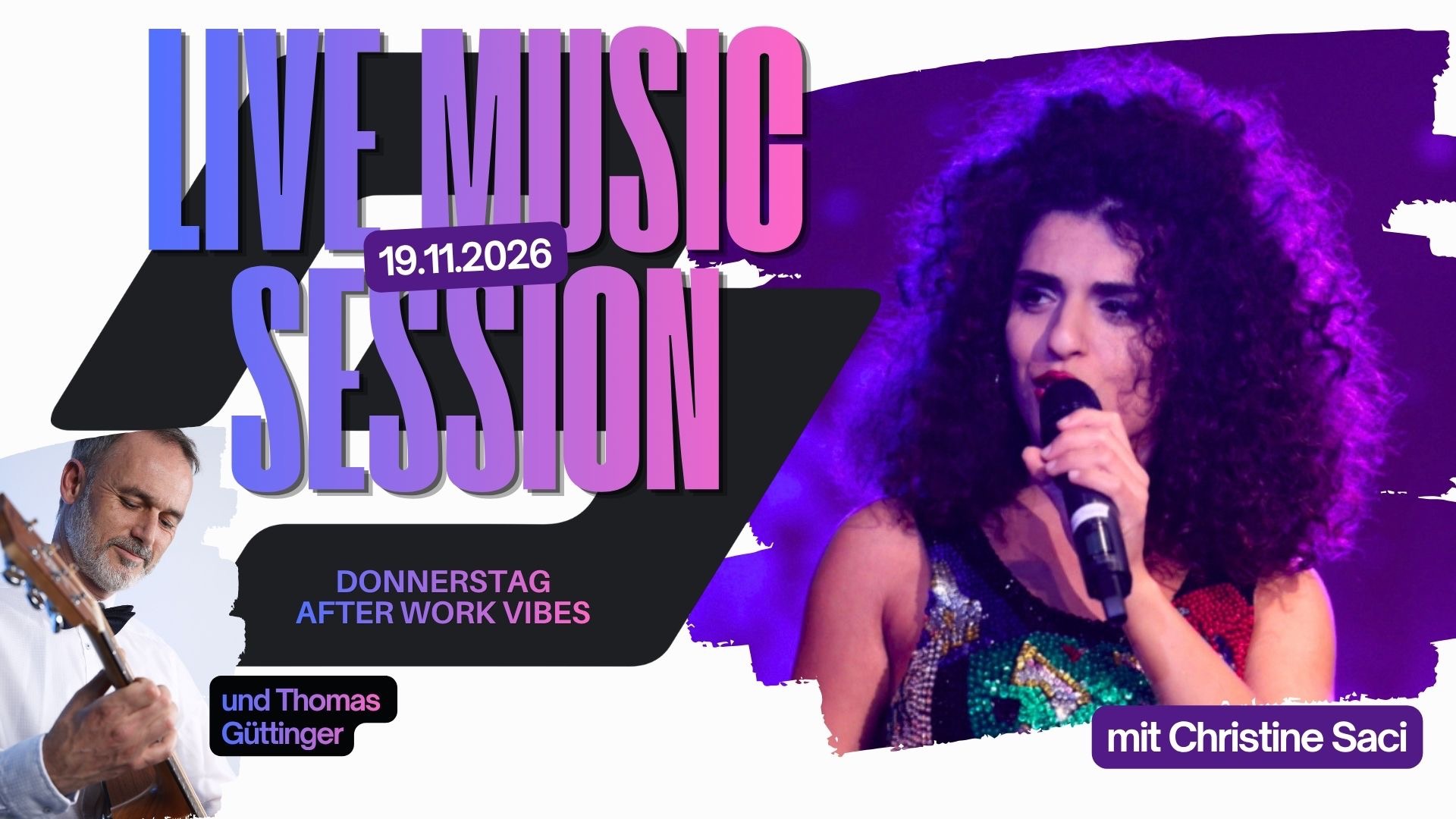 Live Music Session mit Christine Saci ✨