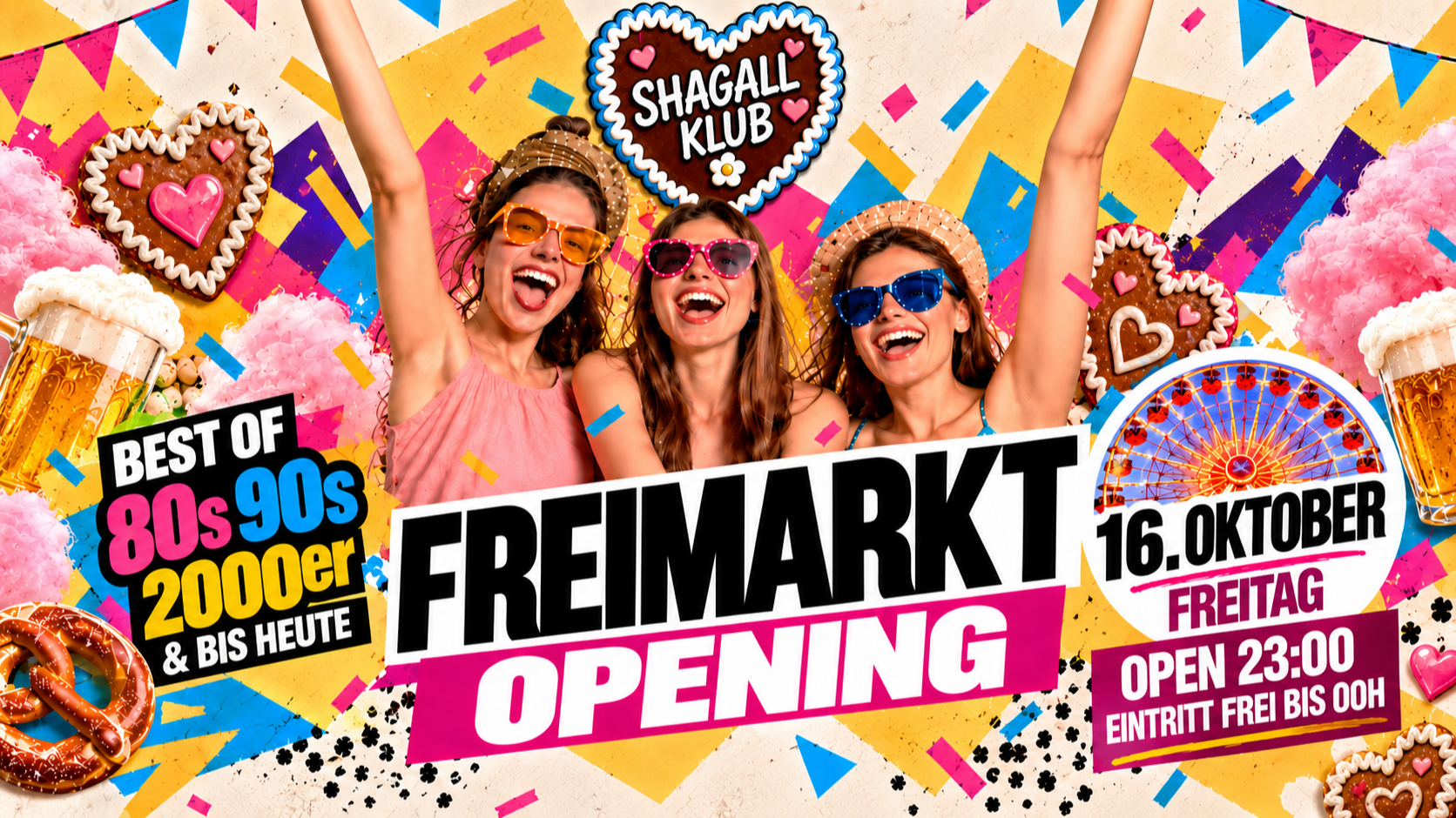 FREIMARKT OPENING im SHAGALL KLUB!
