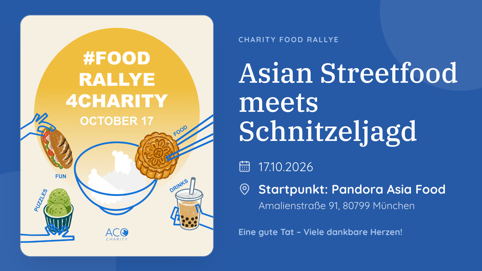 ACO Charity Food Rallye 2026