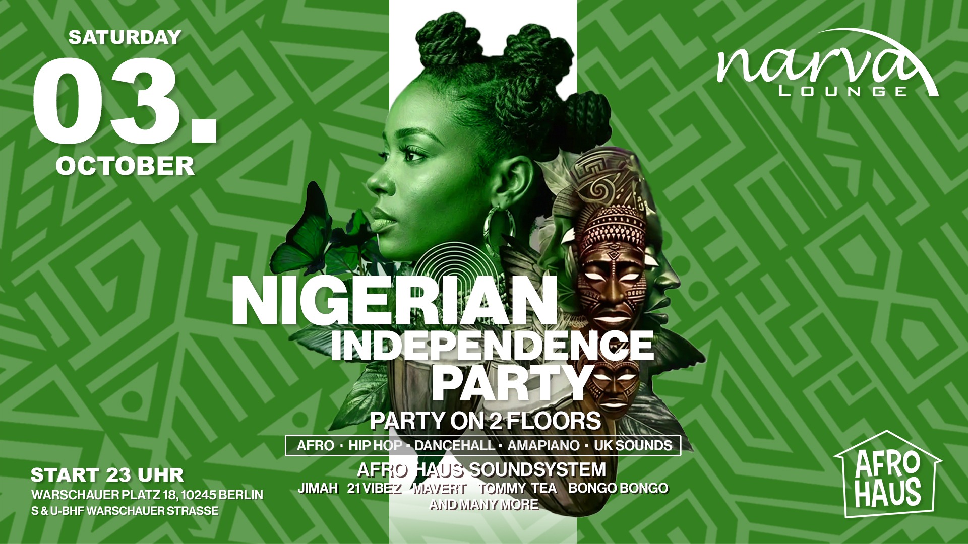 🇳🇬✨ NIGERIAN INDEPENDENCE PARTY ✨🇳🇬 THE GREEN & WHITE CELEBRATION 💚🤍