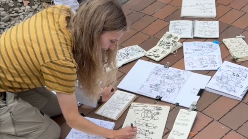 Workshop: How to draw when everything around us is in constant motion?