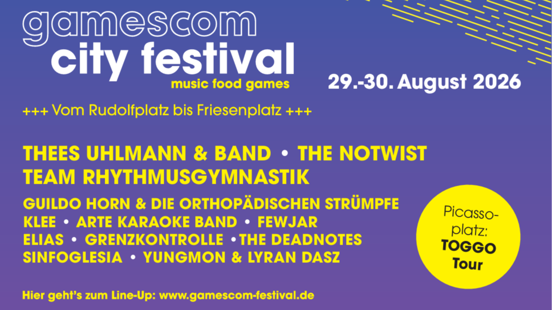 gamescom city festival am 30.08.2026 in Köln - Rausgegangen