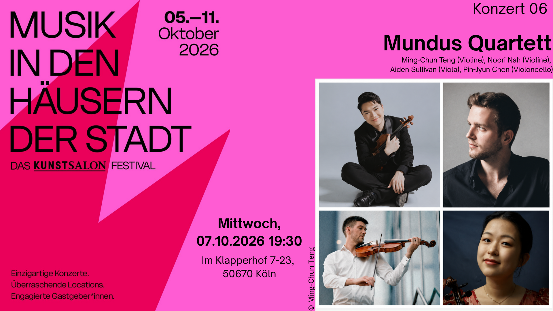 Quartett Mundus - Mozart und Borodin