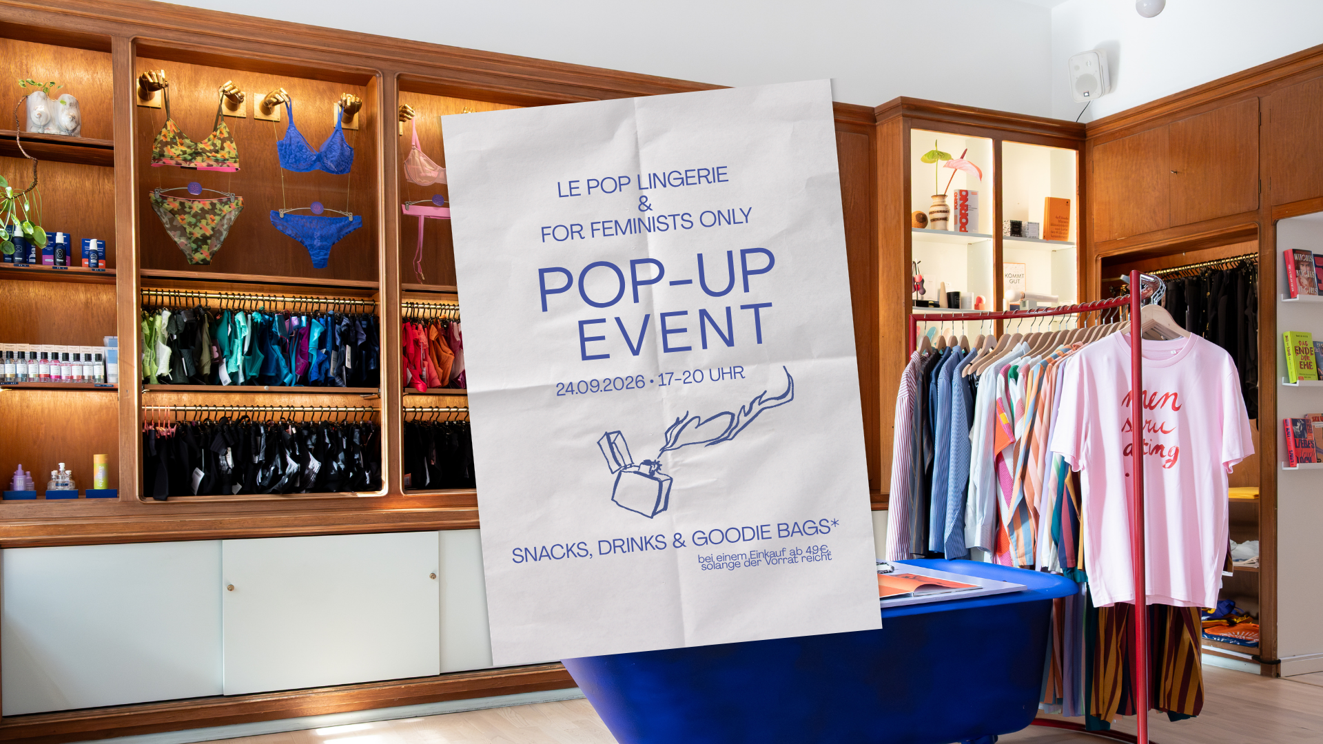 Pop Up Event: Le Pop Lingerie x for feminists only