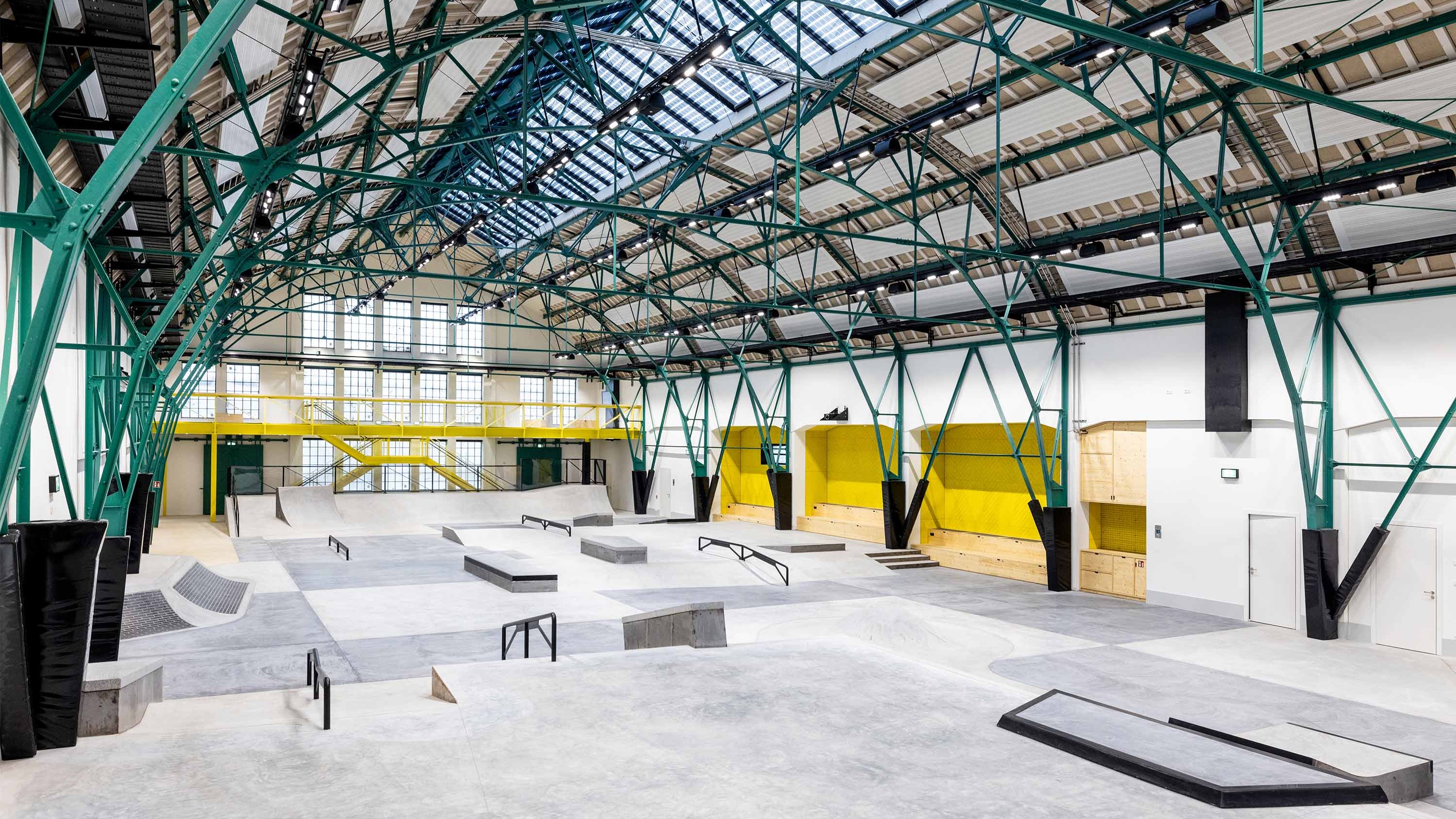 Vom Industriedenkmal zum lebendigen Treffpunkt für Skateboarding und Jugendkultur: Die Eggenfabrik Pasing