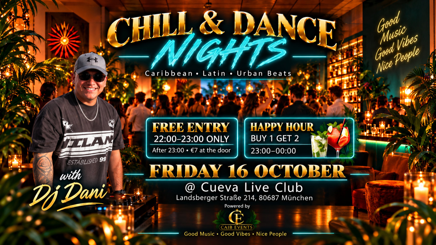 Chill & Dance Nights – Caribbean • Latin • Urban Beats