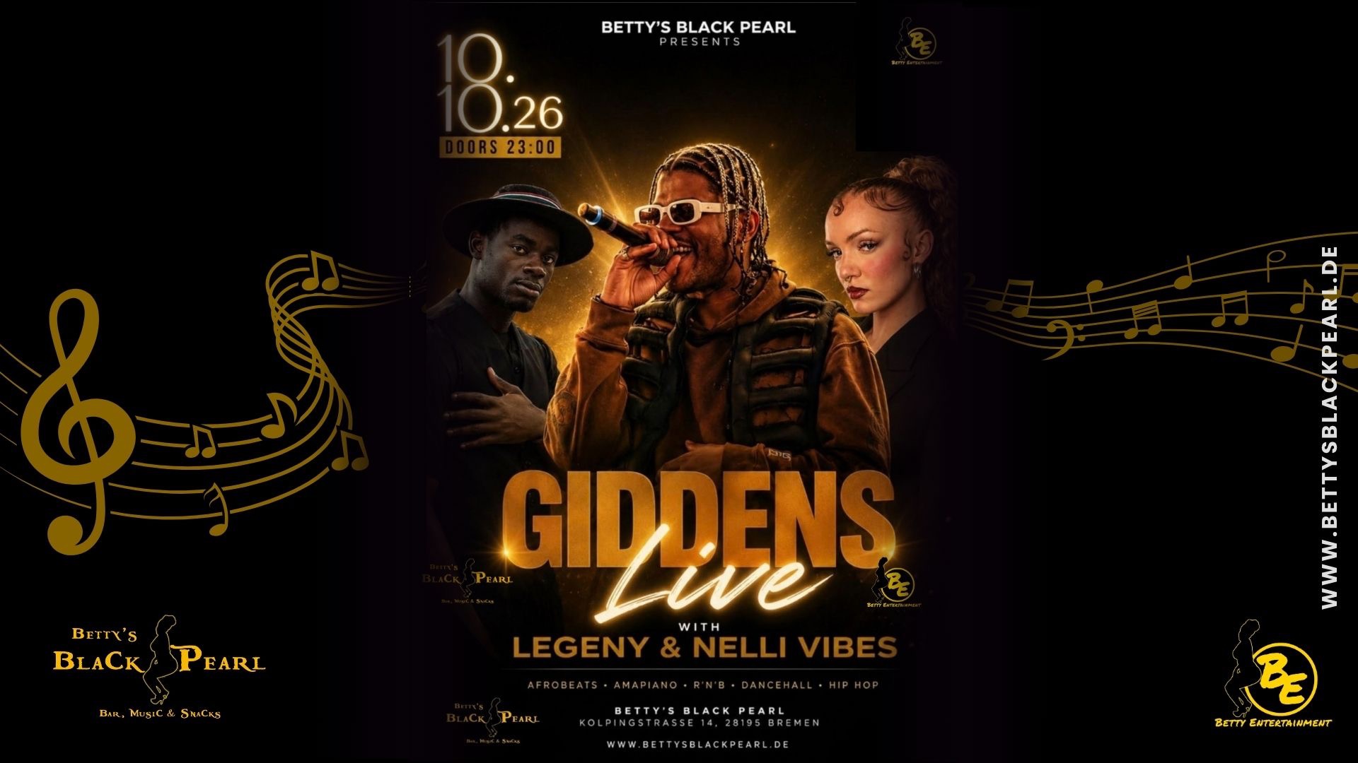 GIDDENS Live with Legeny & Nelli Vibes / Afrobeats - Amapiano - R'n'B - Dancehall - Hip Hop