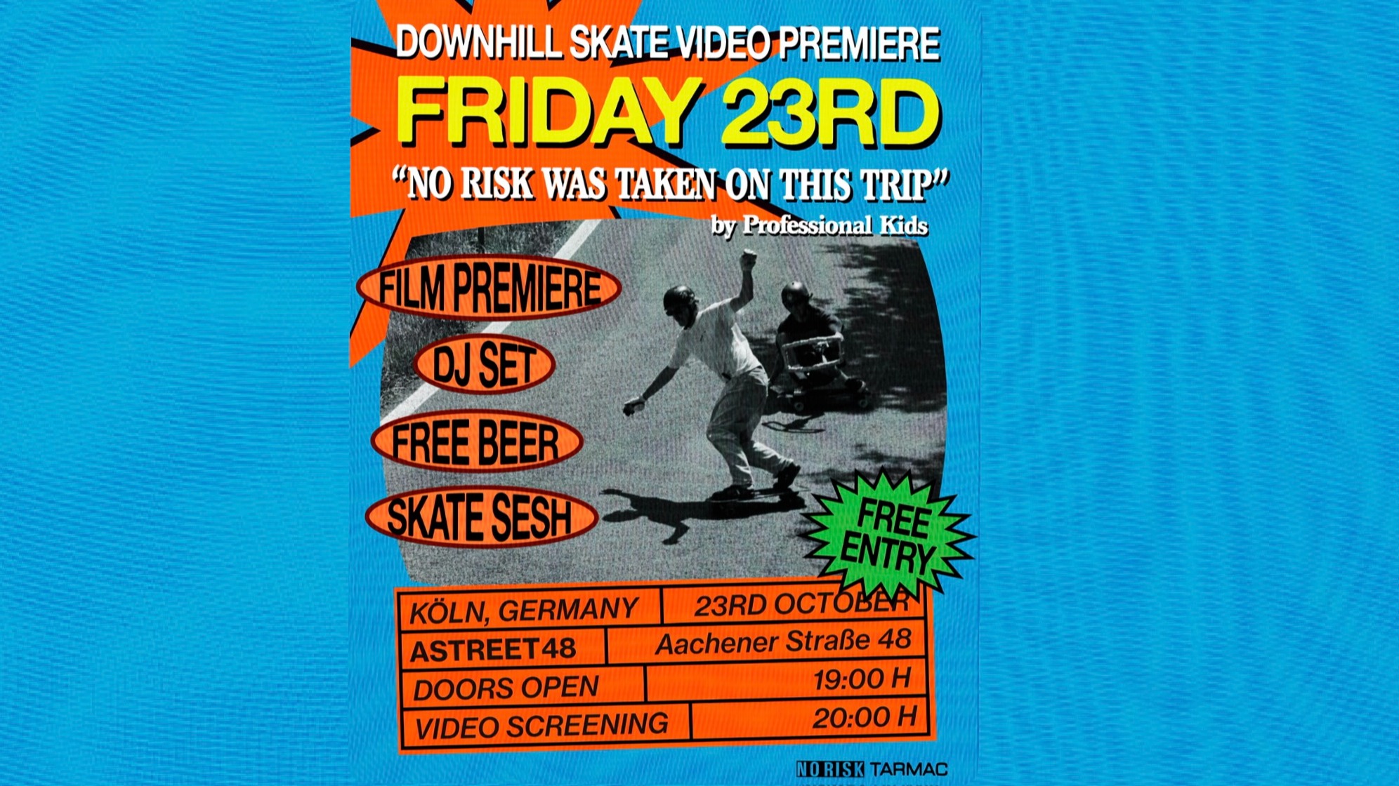 KÖLN VIDEO SCREENING EVENT - Premiere, Musikk, lecker Freibierchen uvm