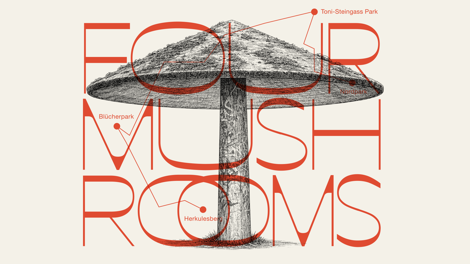 Four Mushrooms