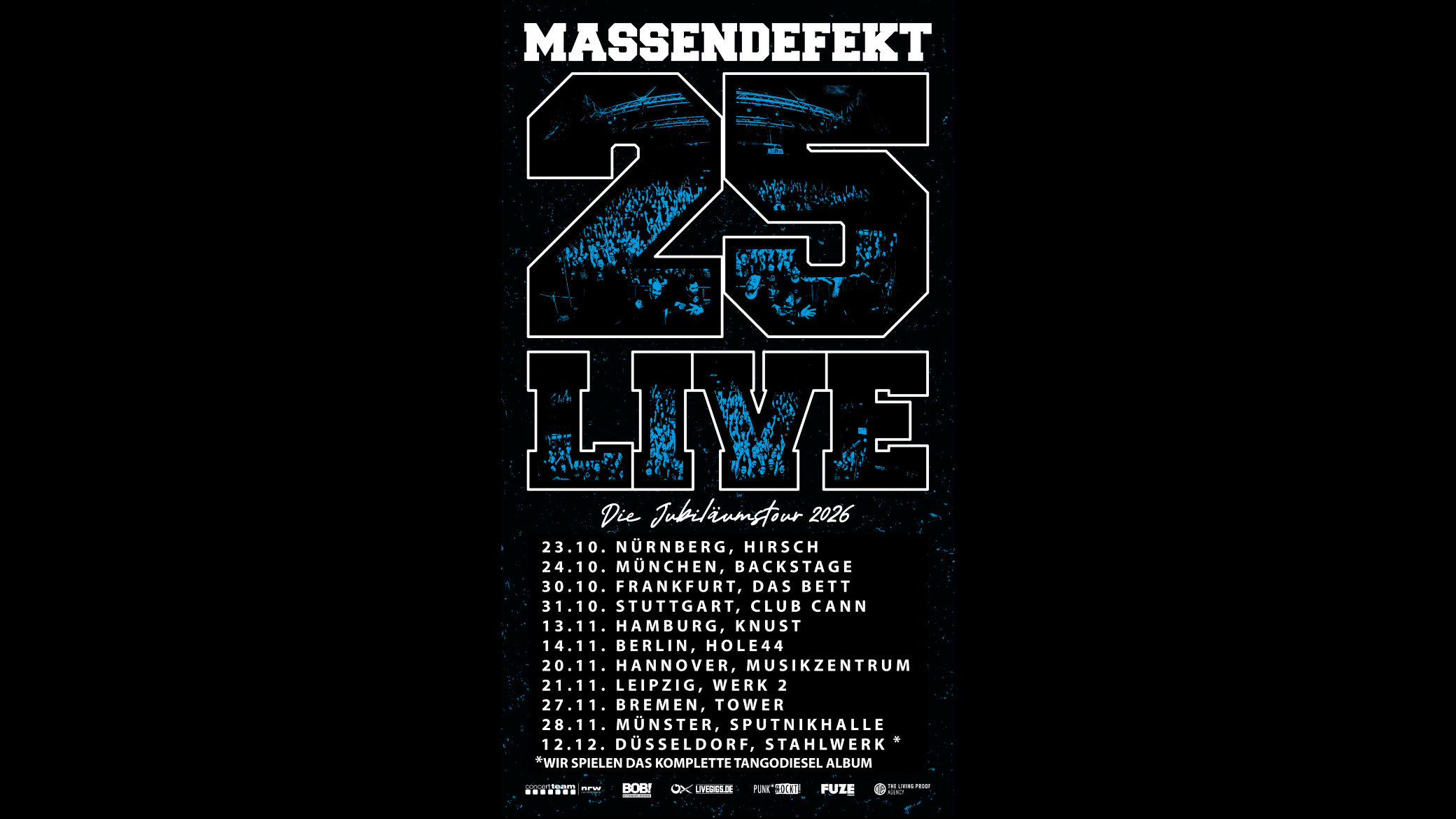 MASSENDEFEKT - 25 LIVE