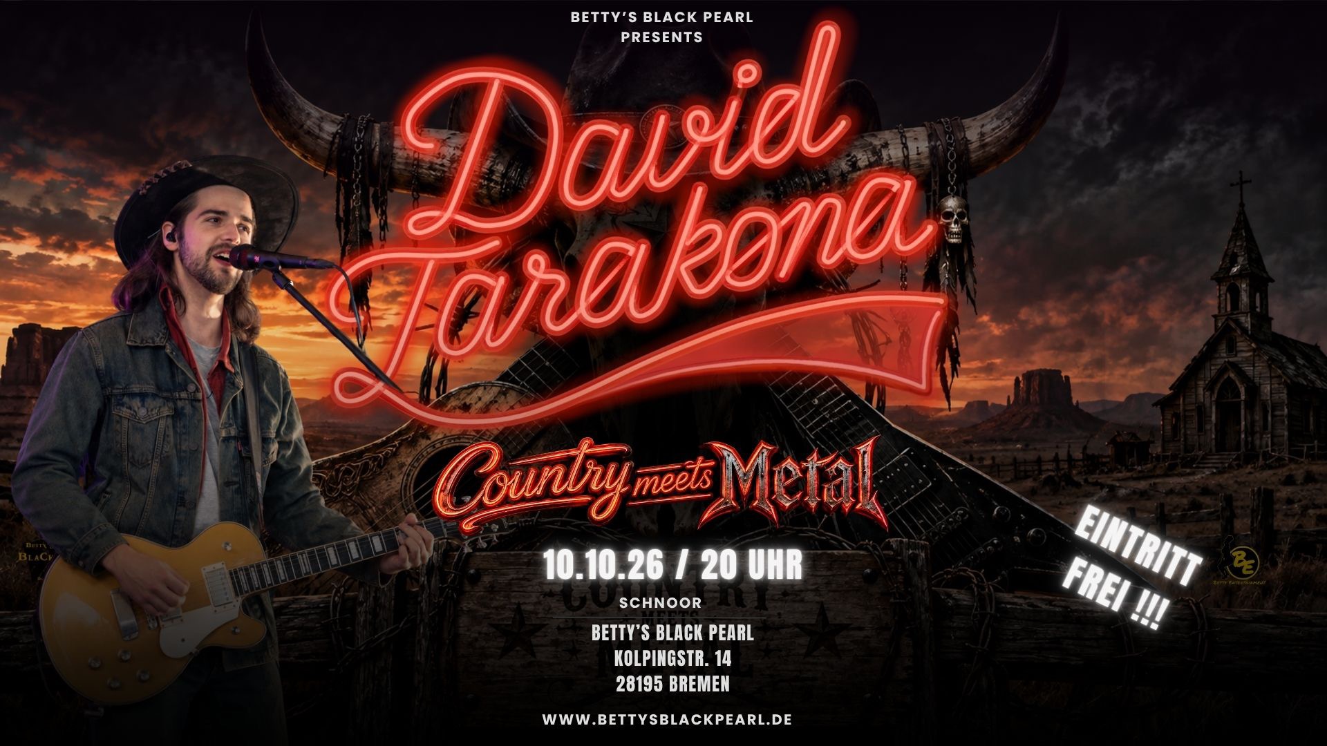 DAVID TARAKONA - Country meets Metal