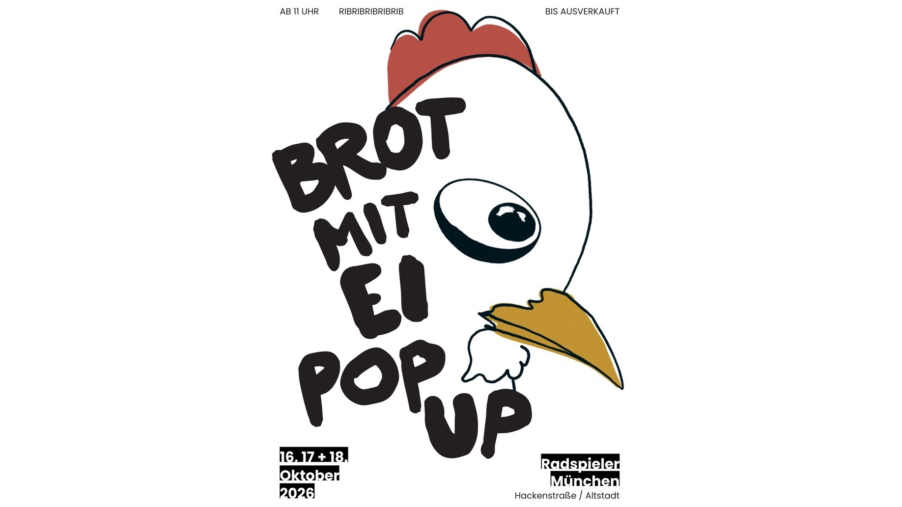 Brot mit Ei Pop up München
