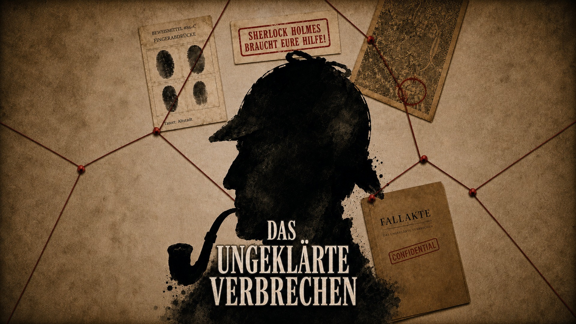 Escape the City Hamburg: Das ungeklärte Verbrechen mit echtem Spielpaket