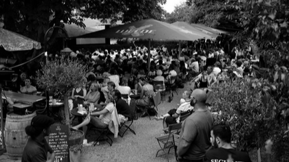 Biergartenabschluss
