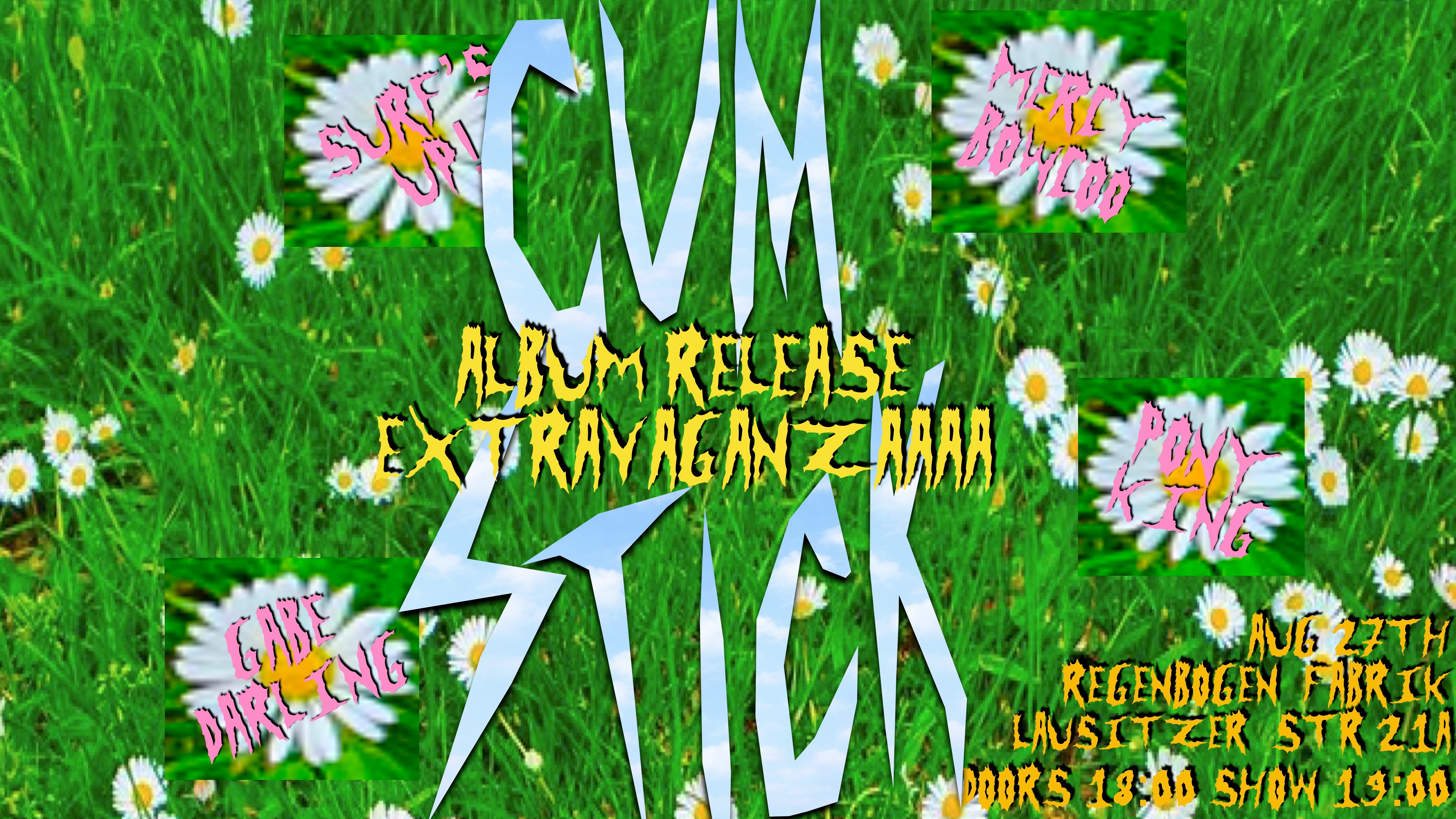 CumStick Album Release Extravaganzaaaa