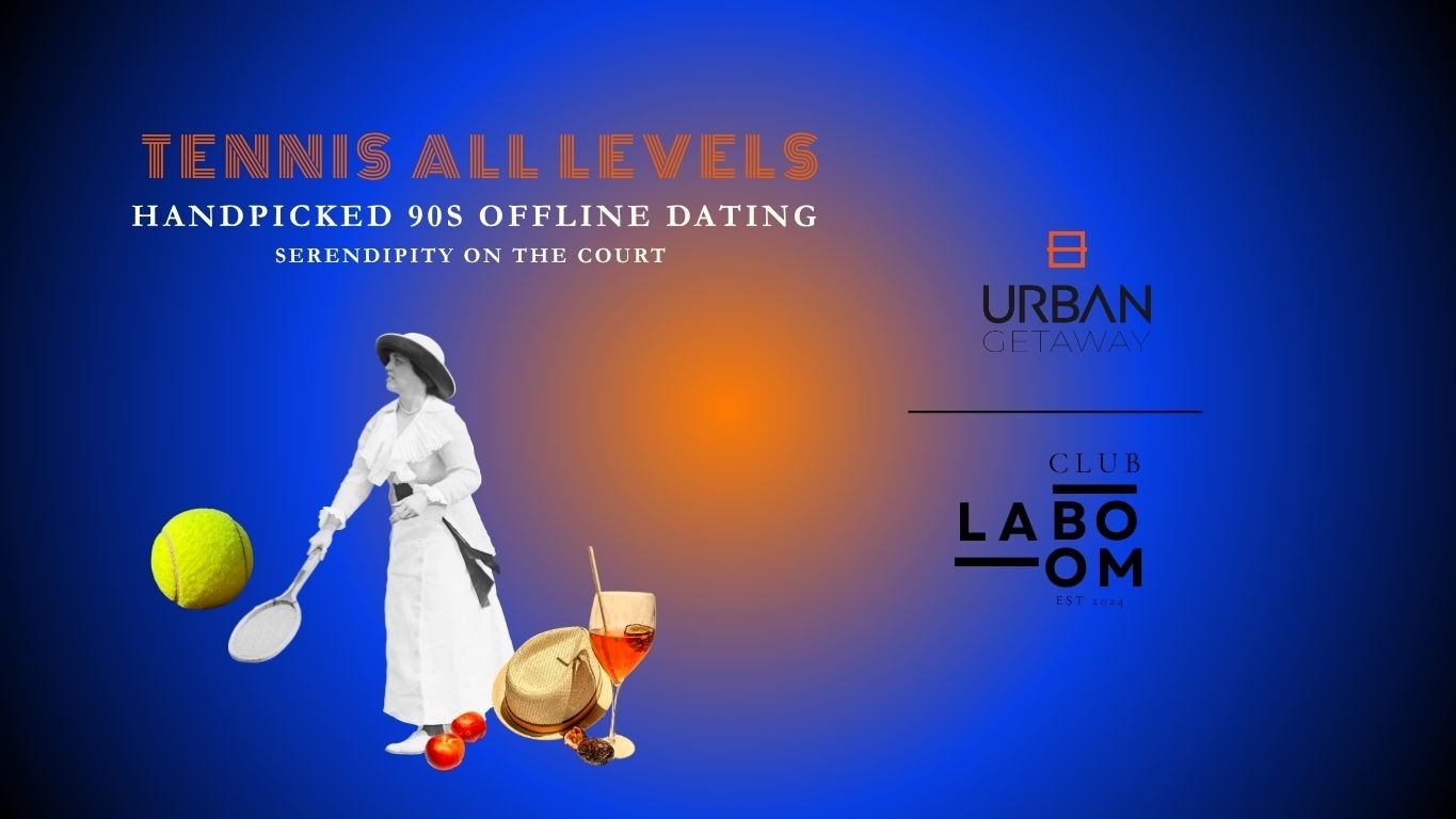 Club LA BOOM x Urban GetAway –Tennis Coaching + Practice + Date [all level]