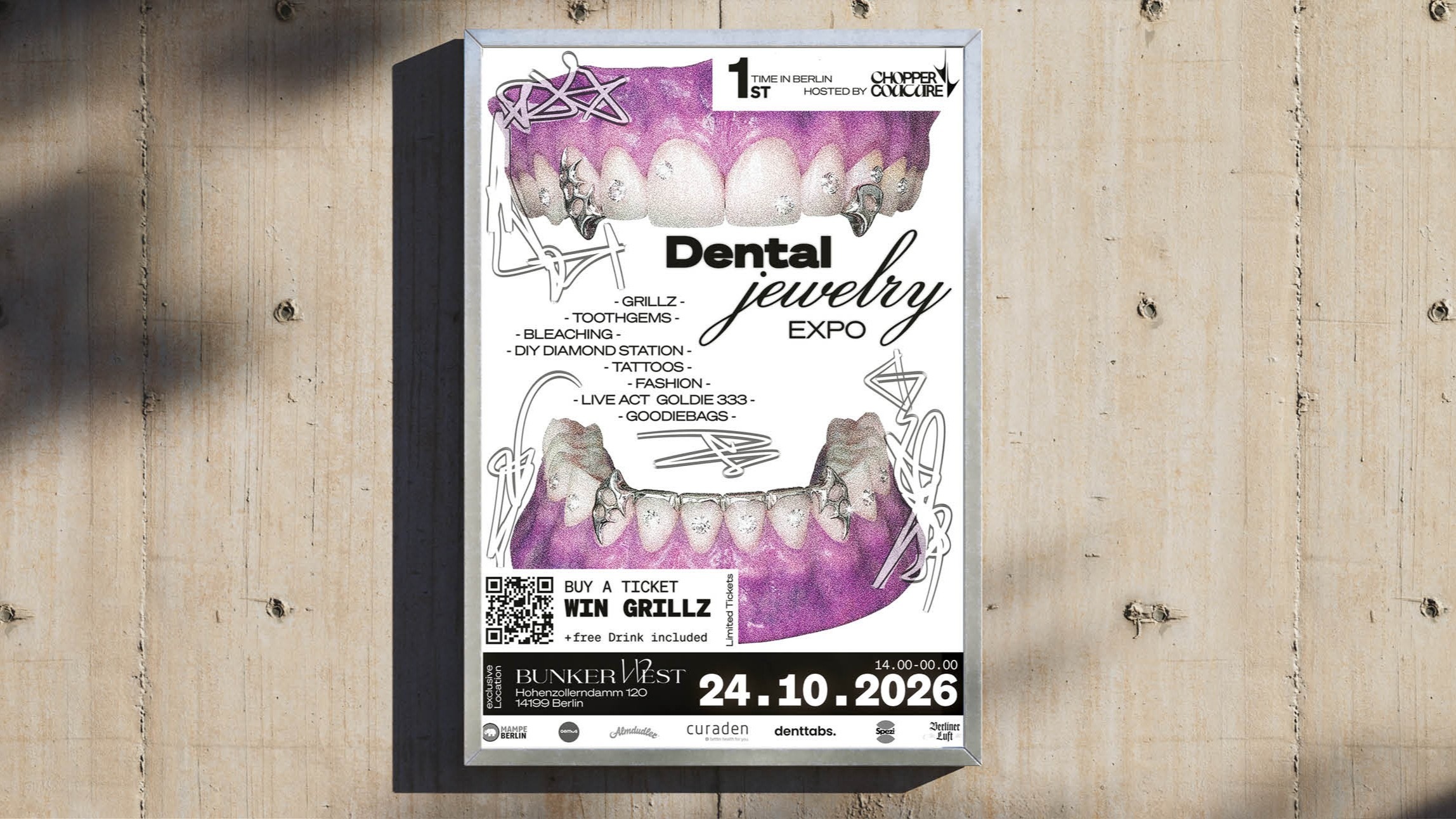 Win Grillz - Berlins erste Grillz & Tooth Gem Expo