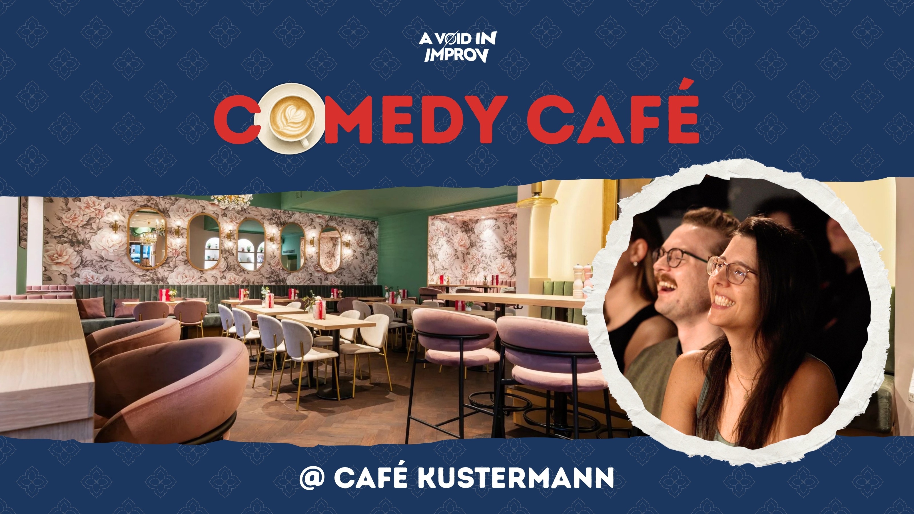 Cake, Drinks & Improv Comedy at Café Kustermann