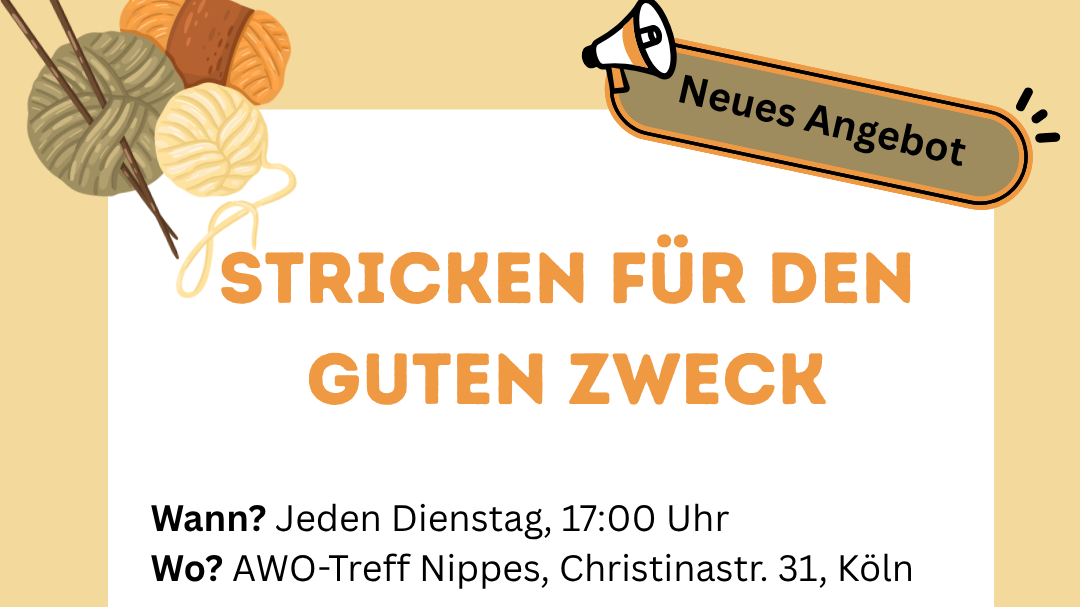 Stricken für den guten Zweck